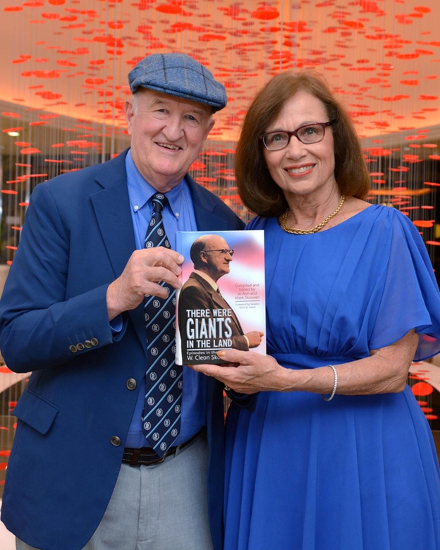 Mark and Jo Ann with GInats book